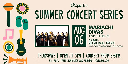 Mariachi Divas: 2026 OC Parks Summer Concert Series