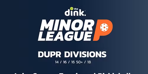 Minor League Pickleball May 2026 @ Lake Geneva Tennis and Pickleball