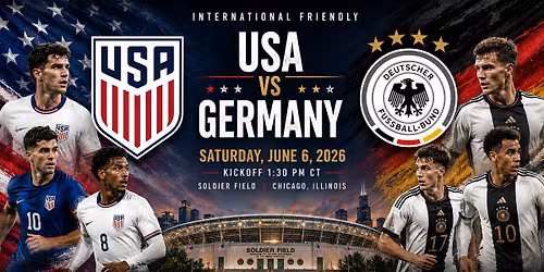 MATCHDAY - USA vs Germany - International Friendly!