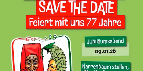 Jubil\u00e4um: 77 Jahre Narrenzunft Buhnesch\u00e4fe