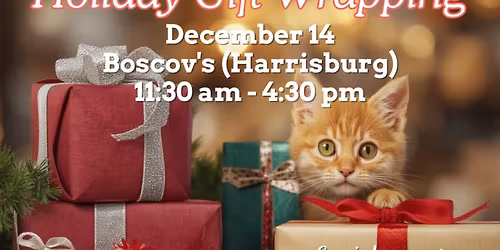 Holiday Gift Wrapping Fundraiser Benefiting Loving Care Cat Rescue