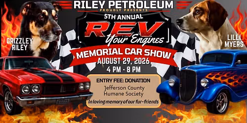 Riley Petroleum's 5th Annual Memorial Car Show & More to benefit JCHS