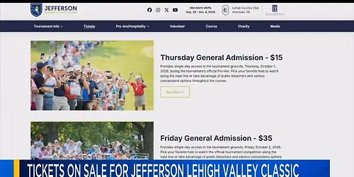 Jefferson Lehigh Valley Classic - Sunday