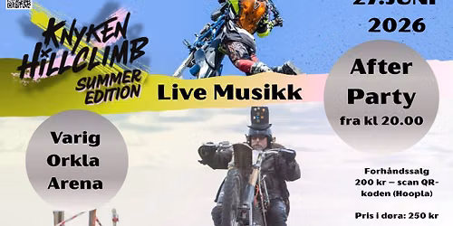 After Party Knyken Hillclimb Summer Edition 27.juni