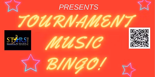 Tournament Music Bingo Sundays at The Kingdom!