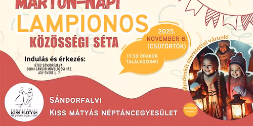 M\u00e1rton-napi lampionos s\u00e9ta - S\u00c1NDORFALVA\ud83e\udebf