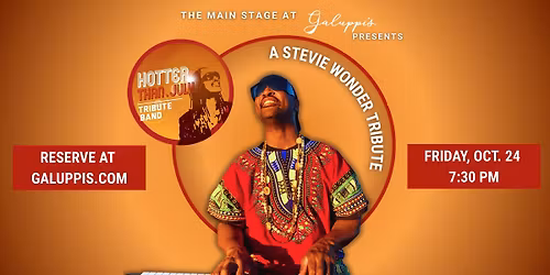 Live at Galuppi\u2019s \u2013 Hotter Than July Performs Stevie Wonder