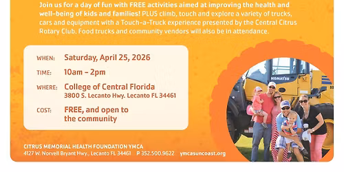 Touch-a-Truck - Featuring Healthy Kids Day