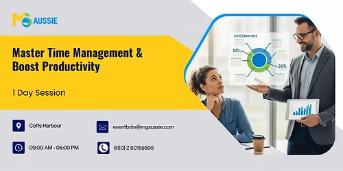 Master Time Management & Boost Productivity \u2013 1 Day Session, Coffs Harbour