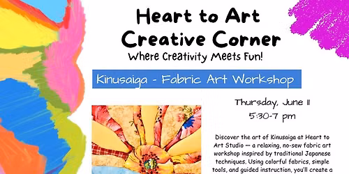 Kinusaiga - Fabric Art Workshop