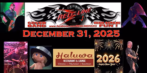 New Years Eve with Redline at The Haluwa