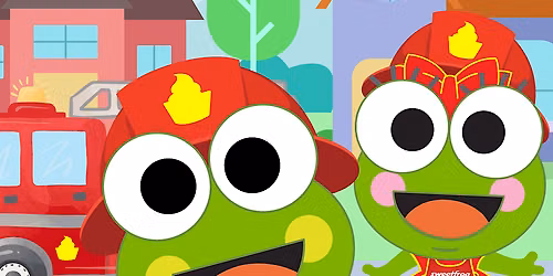 Fire Engine Visit at sweetFrog  Hampton