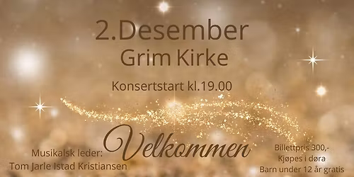 Julekonsert Grim Kirke med Restart Mass Choir