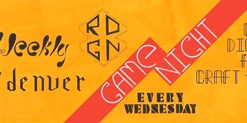 Wednesday Gamenight @ Odell Brewing in 5-points