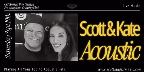 Scott Magill w\/ Kate Martin!- Private Event (Framingham CC)