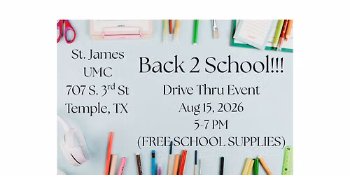 Back to School Drive Thru
