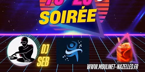 Soirée dansante des années 80 à aujourd'hui - DJ Seb - 7 €