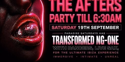 THE AFTERS have arrived at NG-ONE! \ud83d\udd25 \u00a33 TICKETS SELL OUT TONIGHT