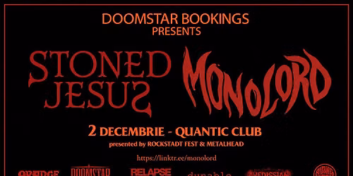 Stoned Jesus si Monolord la QUANTIC