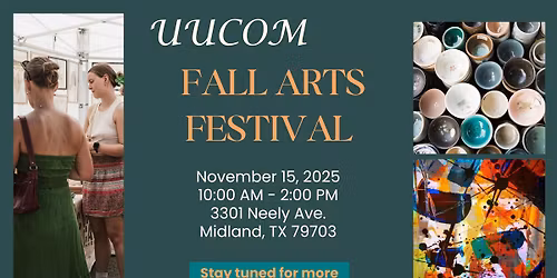 UUCOM Fall Arts Festival