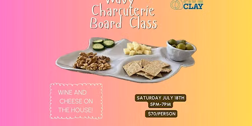 Wavy  Charcuterie Board Class