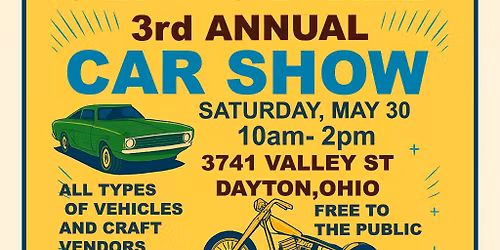 3rd Annual Calvary Open Bible Car Show 