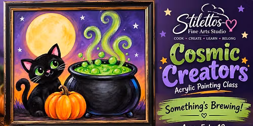 Cosmic Creators Youth Art Program - Acrylic Painting - Something's Brewing (Ages 5-12)