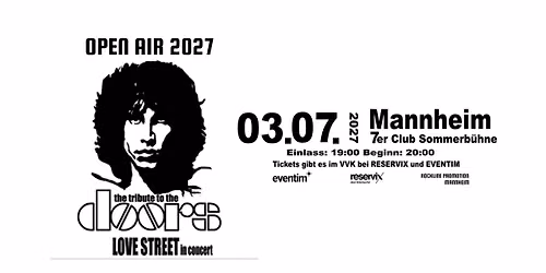 Love Street - The Doors Tribute Open Air 2027