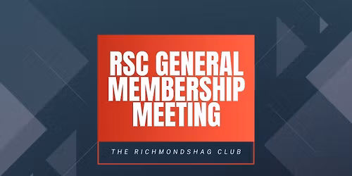 RSC General Membership Meeting 