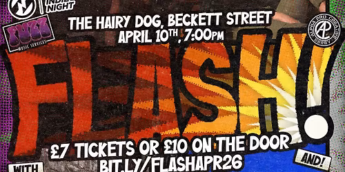 FLASH featuring FloodHounds, with RIVIA, and The Red Line