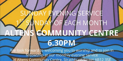 ASC Monthly Evening Service