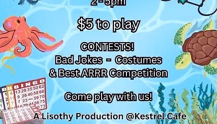 Pirate Bingo at Kestrel Cafe!