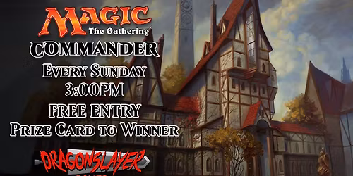 MTG Casual Commander Sunday at Dragonslayer Games