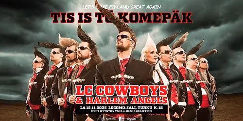 LC COWBOYS & HARLEM ANGELS - la 15.11.2025 Logomo, Turku