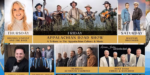 Cherokee Bluegrass Festival - 3 Day Pass at Happy Holiday RV Village