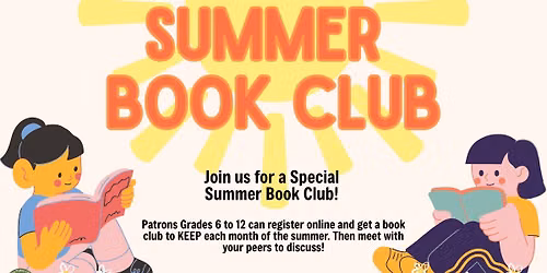 Summer Book Club [Grades 7 to 12]