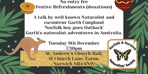 TALK: Norfolk boy goes outback by Garth Coupland
