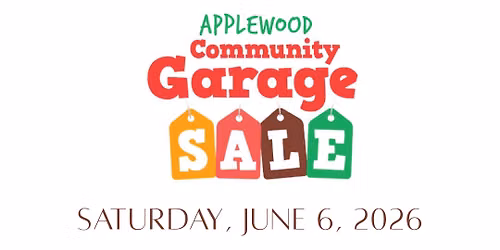  3rd Annual Applewood Community Garage Sale \ud83c\udfe1