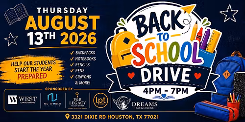Back to School Drive & Networking