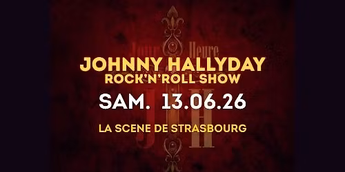 JOHNNY HALLYDAY Rock'n'Roll Show - La sc\u00e8ne de Strasbourg