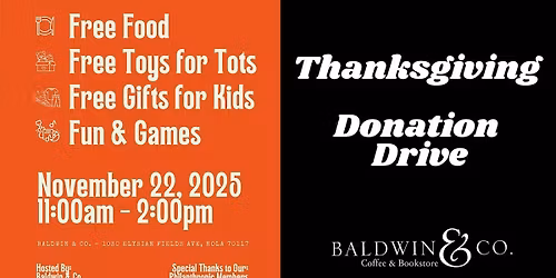Donation Drive at Baldwin & Co