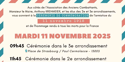 Comm\u00e9moration du 11 Novembre 1918