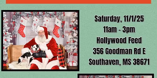 Pet Photos with Santa