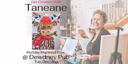 Holiday Highland Cow