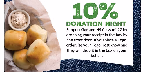 Spirit Night at Texas Roadhouse