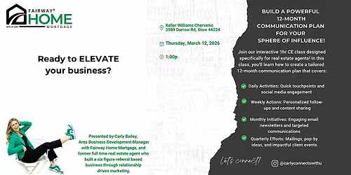 Build A Powerful 12-Month Communication Plan For Your SOI