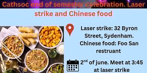 CathSoc End of Semester Social