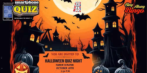 Halloween Speed Quiz - 28th October 