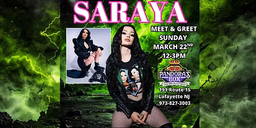 Meet & Greet with Saraya at Pandora's Box Toys & Collectibles