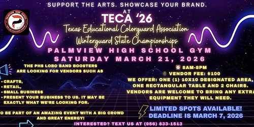 Palmview HS Band Booster fundraising event